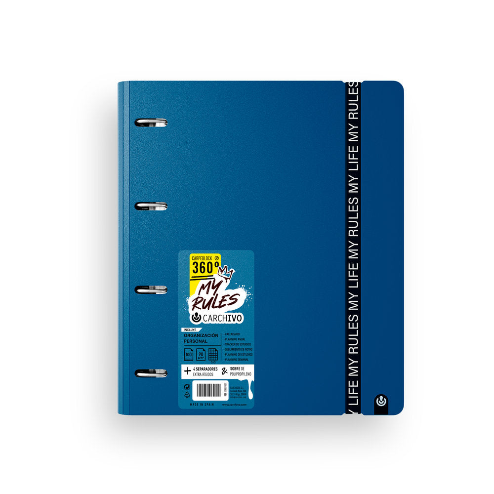 Carpebloc 360º Foam My Rules Deep Blue Cuadro 5 mm 90 g