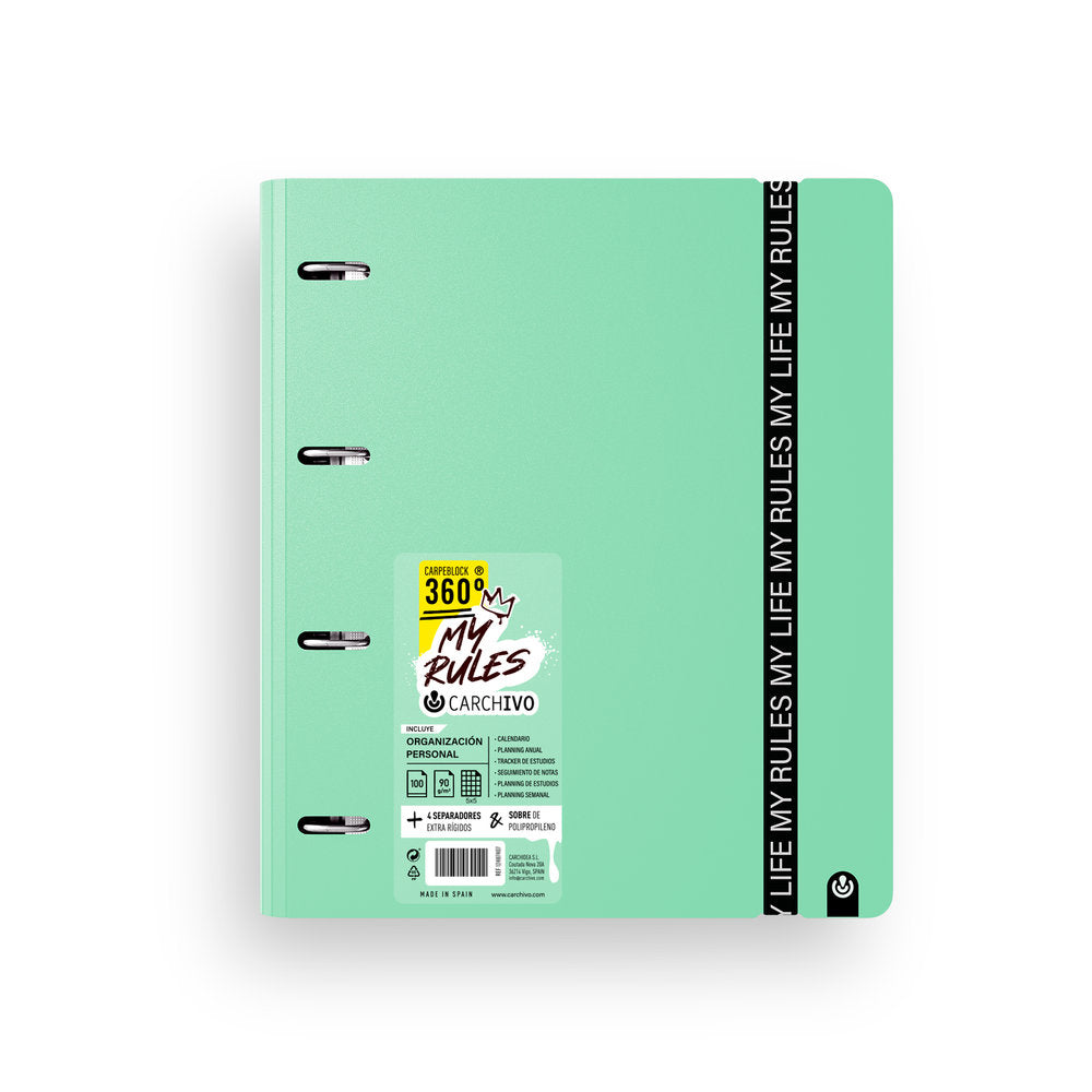 Carpebloc 360º Foam My Rules Jade Cuadro 5 mm 90 g