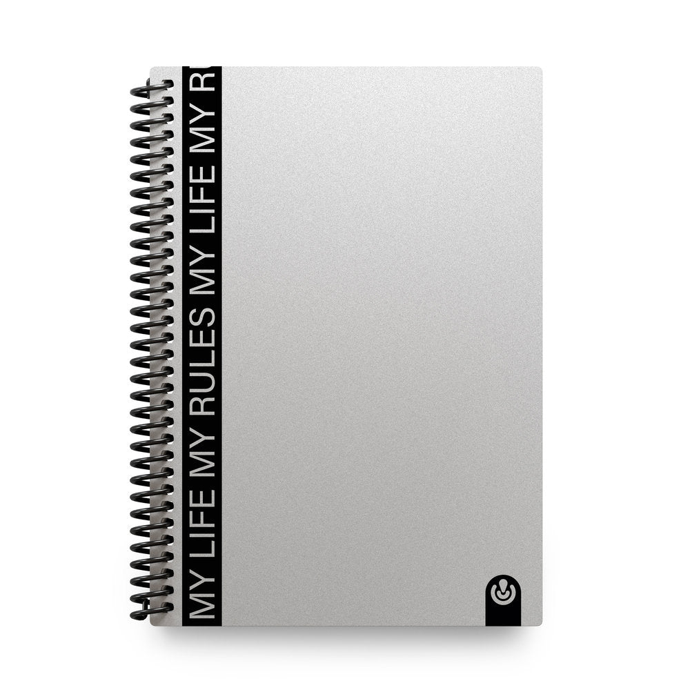 Bloc A5 My Rules 80H Cuadro 4x4 Grey Gris Carchidea