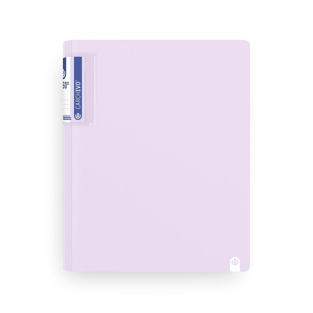 Carpeta A4 4 Anillas 25mm 360 Soft Malva Carchidea