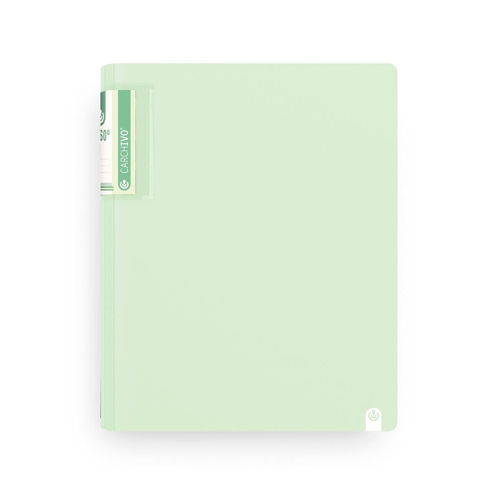 Carpeta A4 4 Anillas 25mm 360 Soft Verde Carchidea