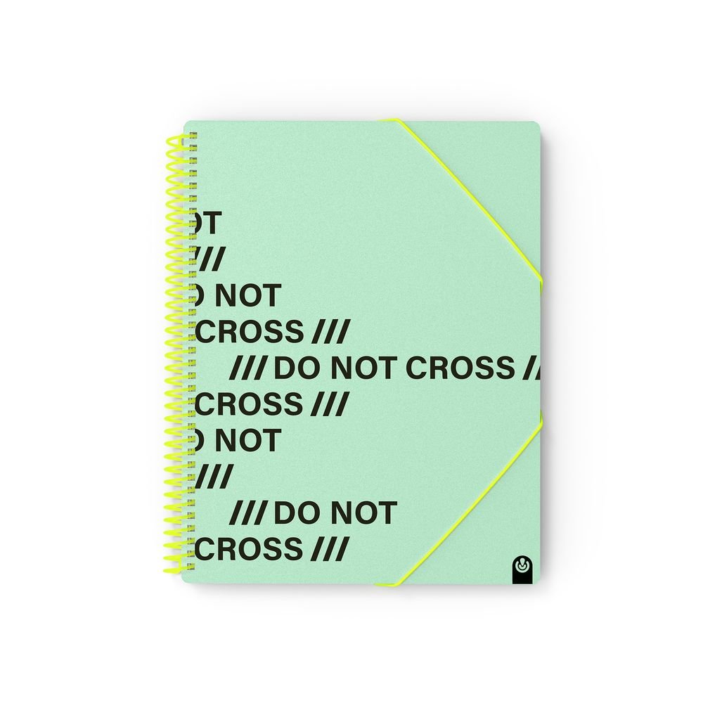 Carpeta 20 Fundas A4 Archivex Do Not Cross Mint Marca CARCHIDEA Imagen principal del producto