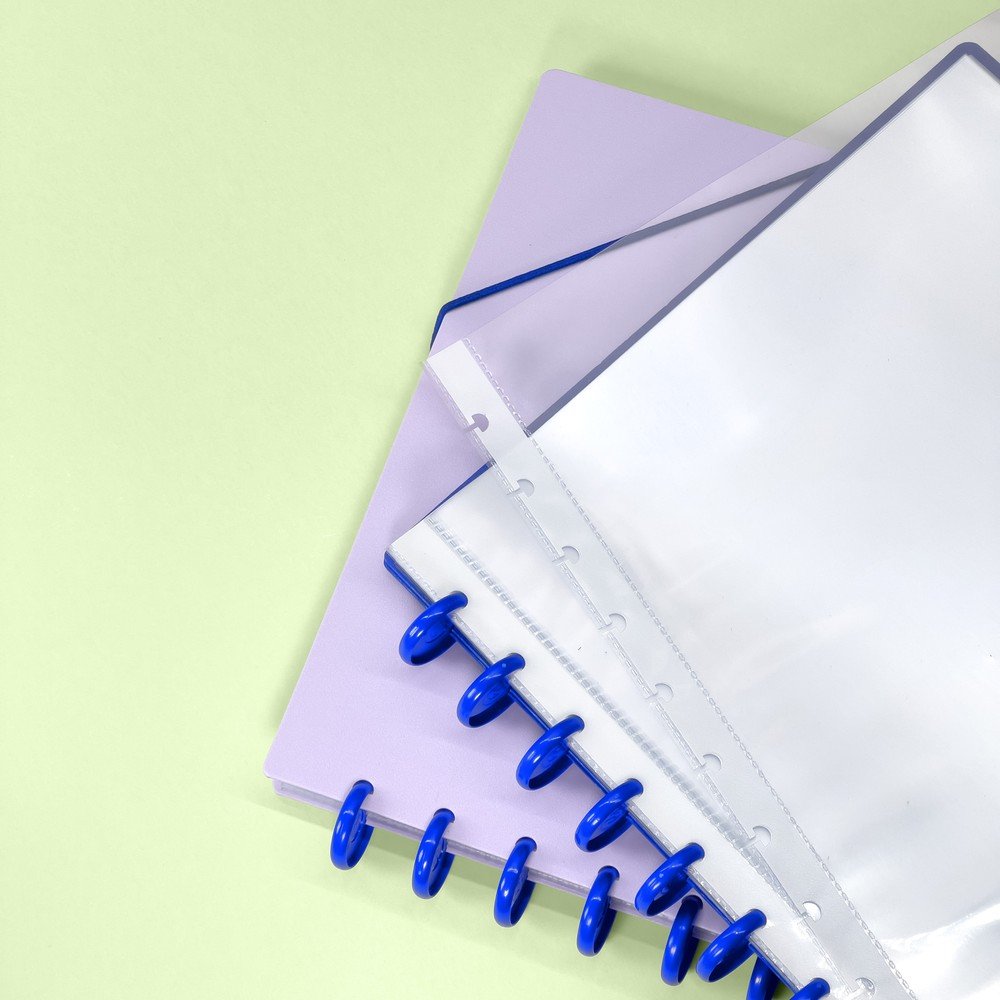 Carpeta 30 fundas Ingeniox Study with me azul