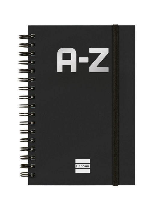 Indice Telefonico A-z 10x15cm Espiral Negro