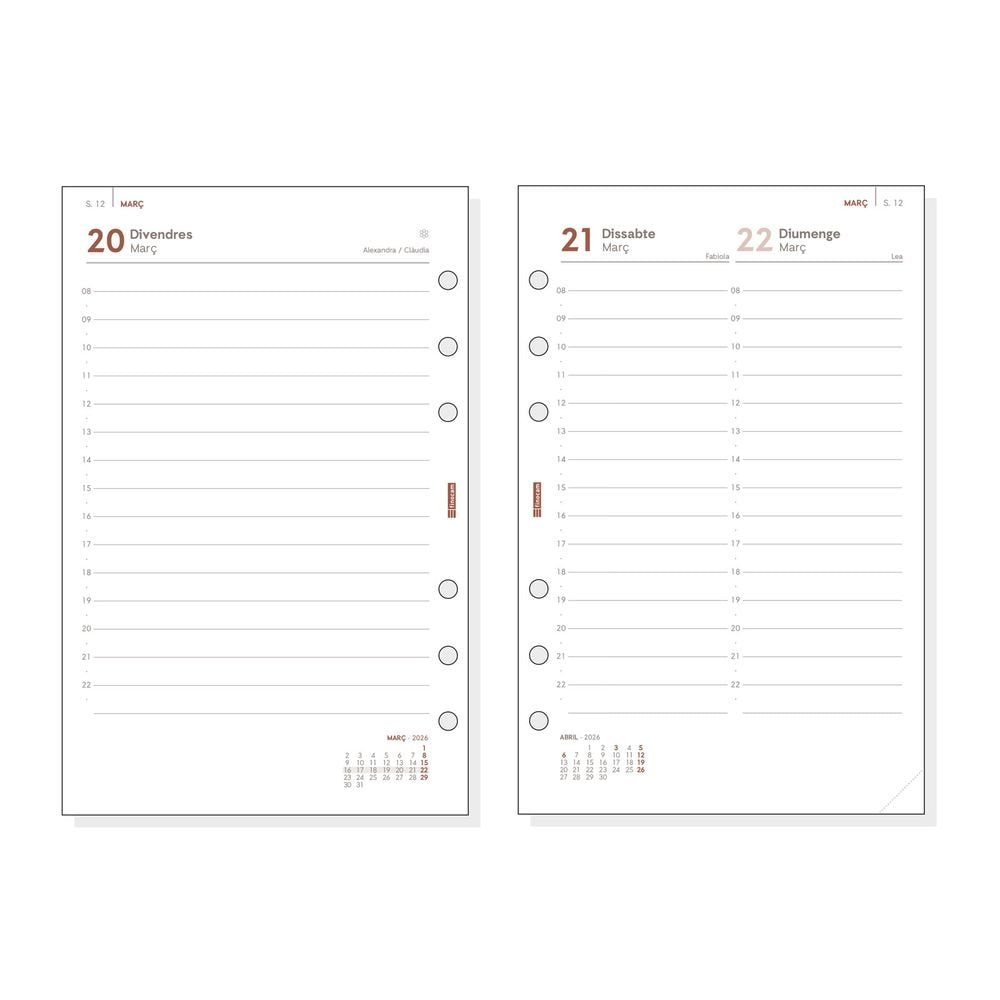 Recambio Anual 2026 Dp R598 Catalan Finocam Imagen principal del producto
