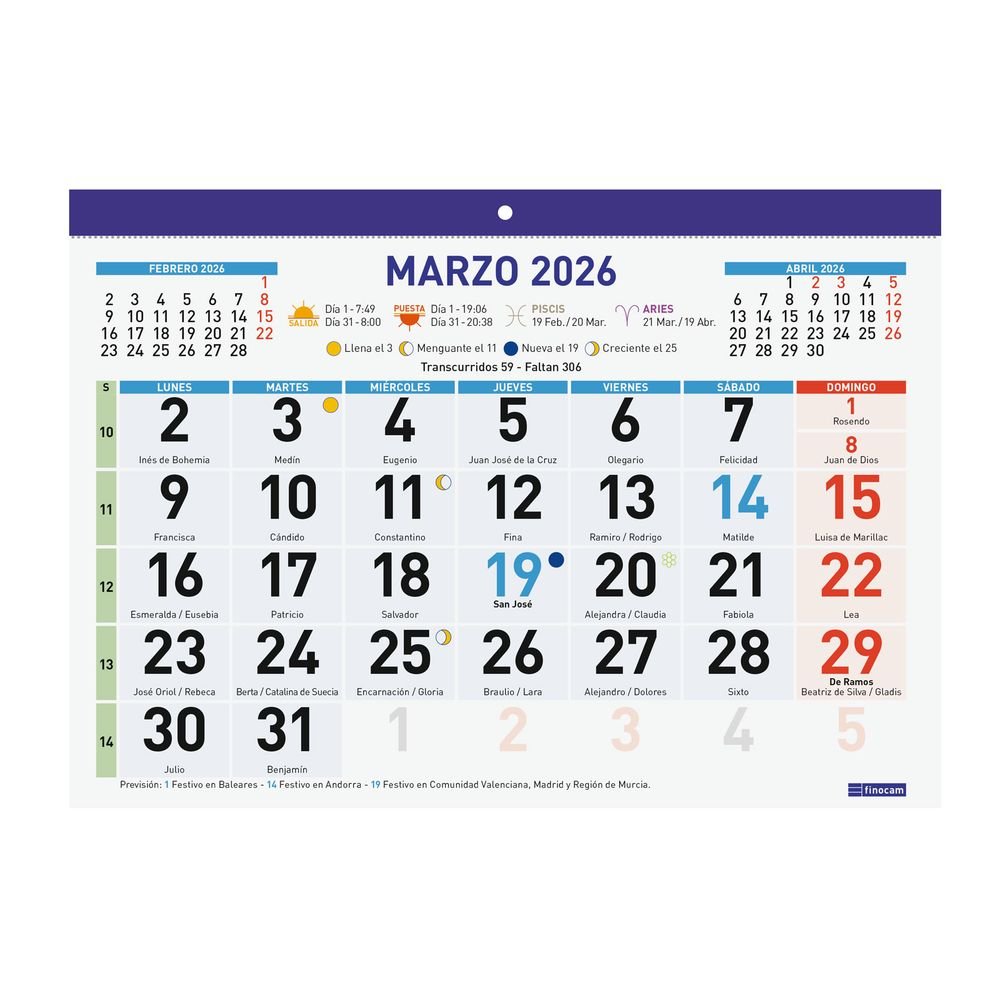 Faldilla Numeros Grandes 2026 F93 30x21