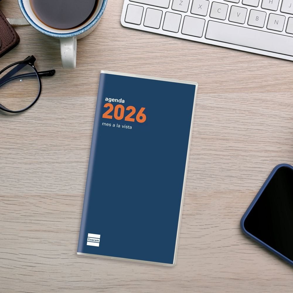 AGENDA ANUAL 2026 COCTEL PL4 MV 2026 AZUL | FINOCAM Imagen principal del producto
