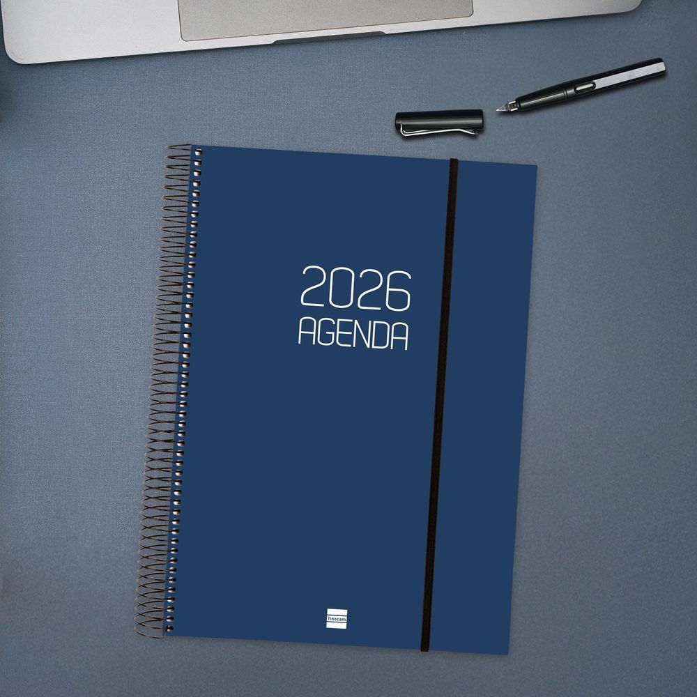 AGENDA ANUAL 2026 OPAQUE E40 DP AZUL | FINOCAM Imagen principal del producto