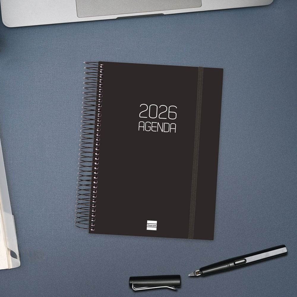 AGENDA ANUAL 2026 OPAQUE E10 DP NEGRO | FINOCAM Imagen principal del producto