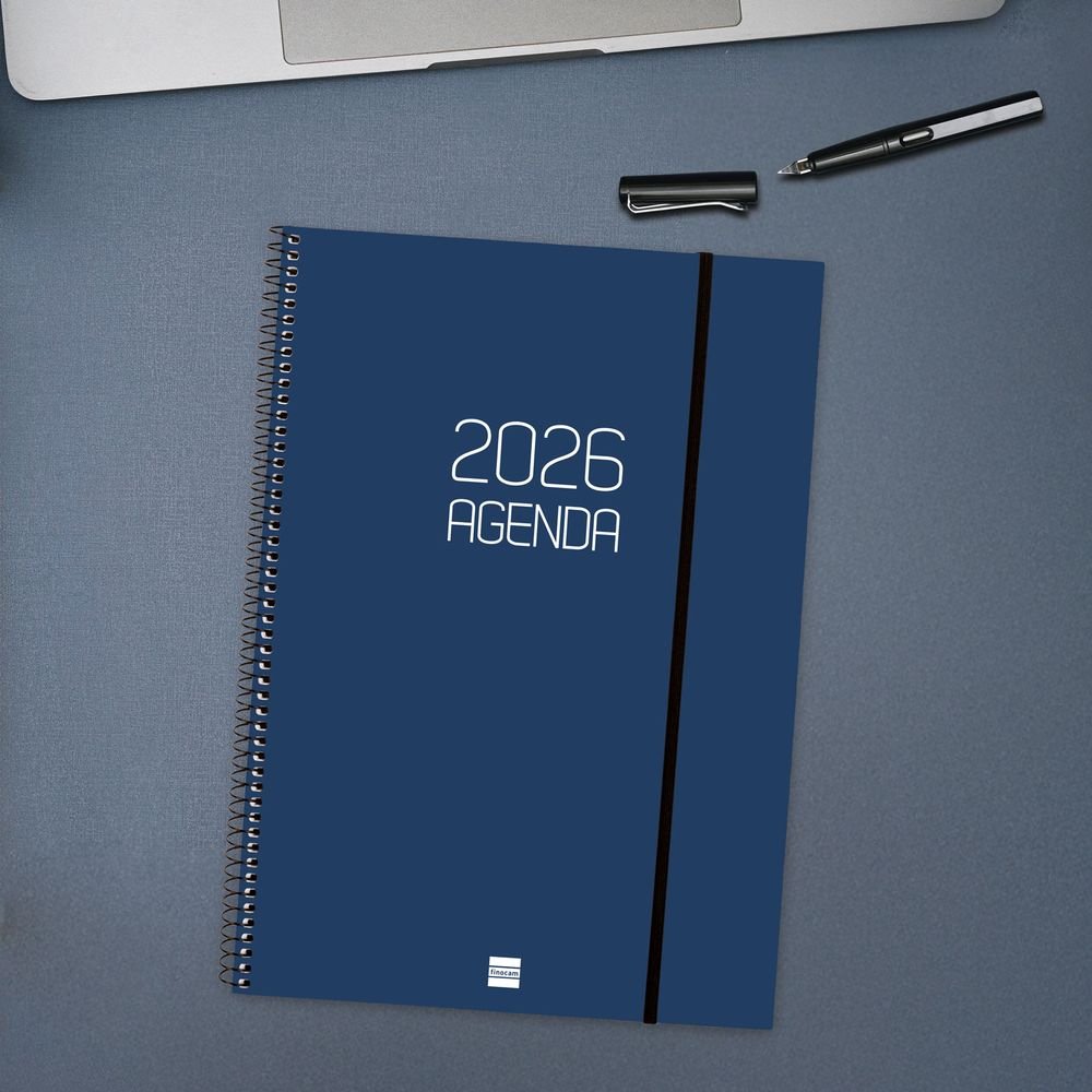 AGENDA ANUAL 2026 OPAQUE E40 SV AZUL | FINOCAM Imagen principal del producto
