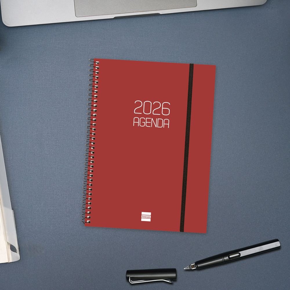 AGENDA ANUAL 2026 OPAQUE E10 SV BURDEOS | FINOCAM Imagen principal del producto