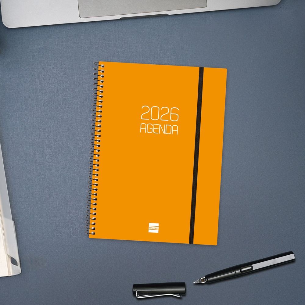 AGENDA ANUAL 2026 OPAQUE E10 SV NARANJA | FINOCAM Imagen principal del producto