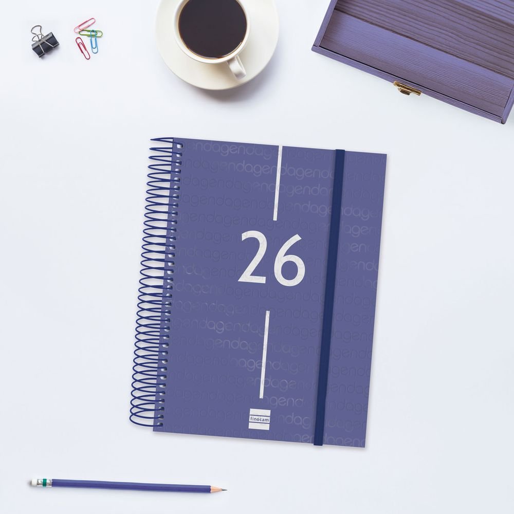 AGENDA ANUAL 2026 YEAR E10 DP AZUL | FINOCAM Imagen principal del producto