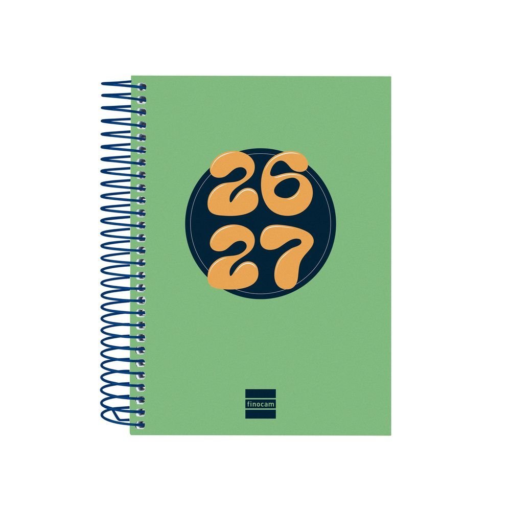 Agenda escolar cool octavo Dp 26-27 verde FINOCAM
