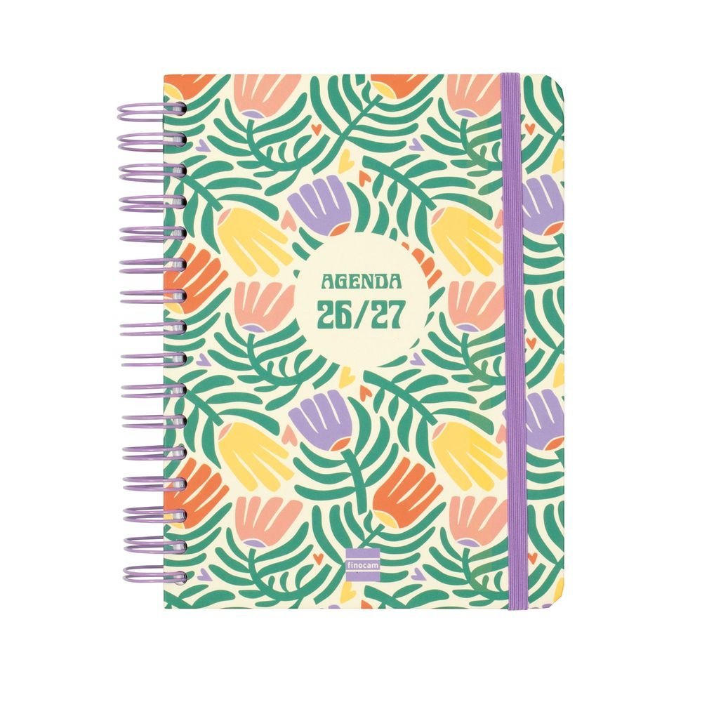 Agenda Escolar Cosmo Cart Cuarto DP 26-27 Garden Finocam Imagen principal del producto