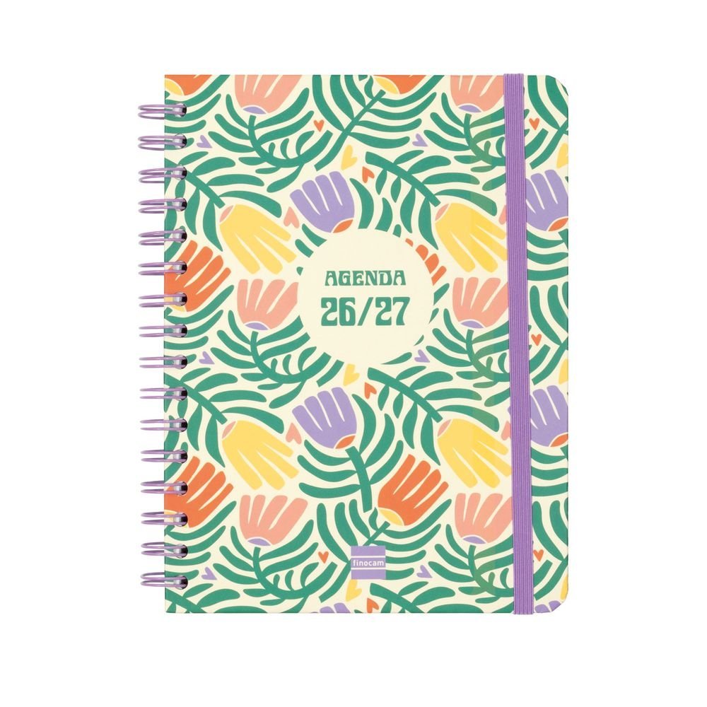 Agenda escolar 26-27 4º Svh Cosmo Garden Espiral Finocam
