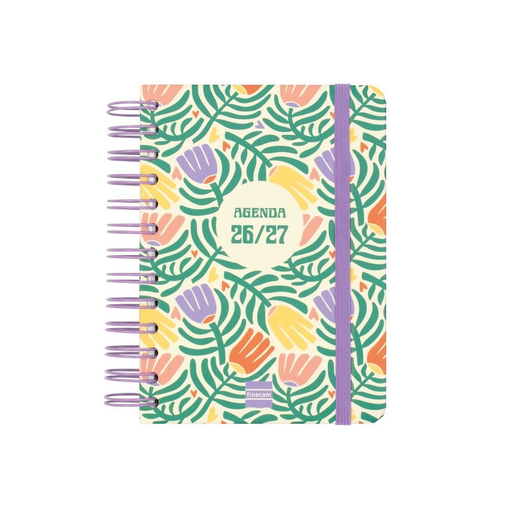 Agenda escolar 26-27 8º Dp Cosmo Garden Espiral Finocam