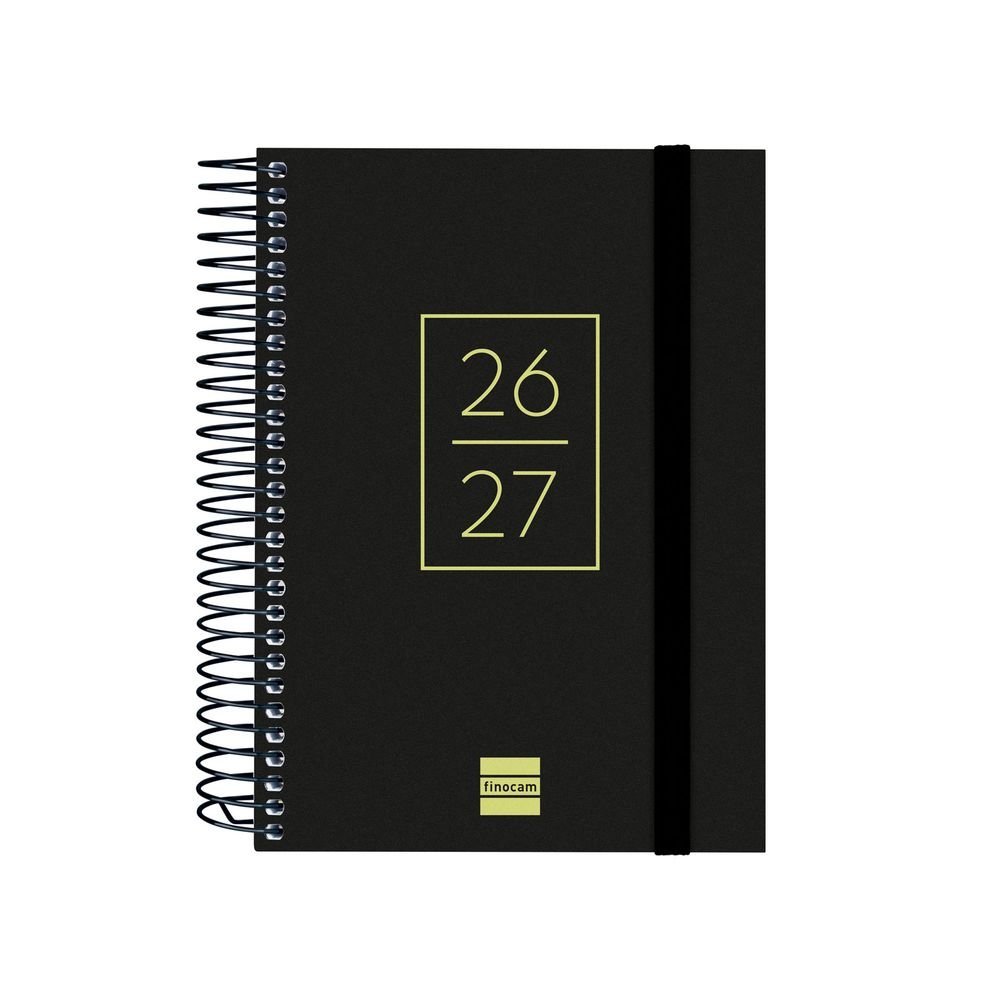 Agenda escolar secundaria Octavo DP 26-27 negro FINOCAM Imagen principal del producto