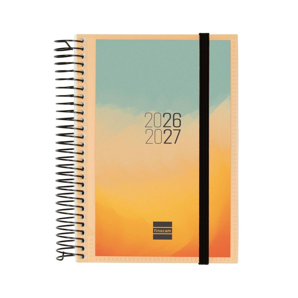 Agenda escolar espiral E8 Dp 26-27 personalizable Finocam