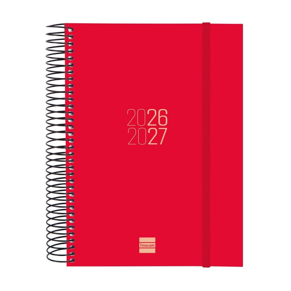 Agenda escolar espiral E10 Dp 26-27 Rojo Finocam Imagen principal del producto