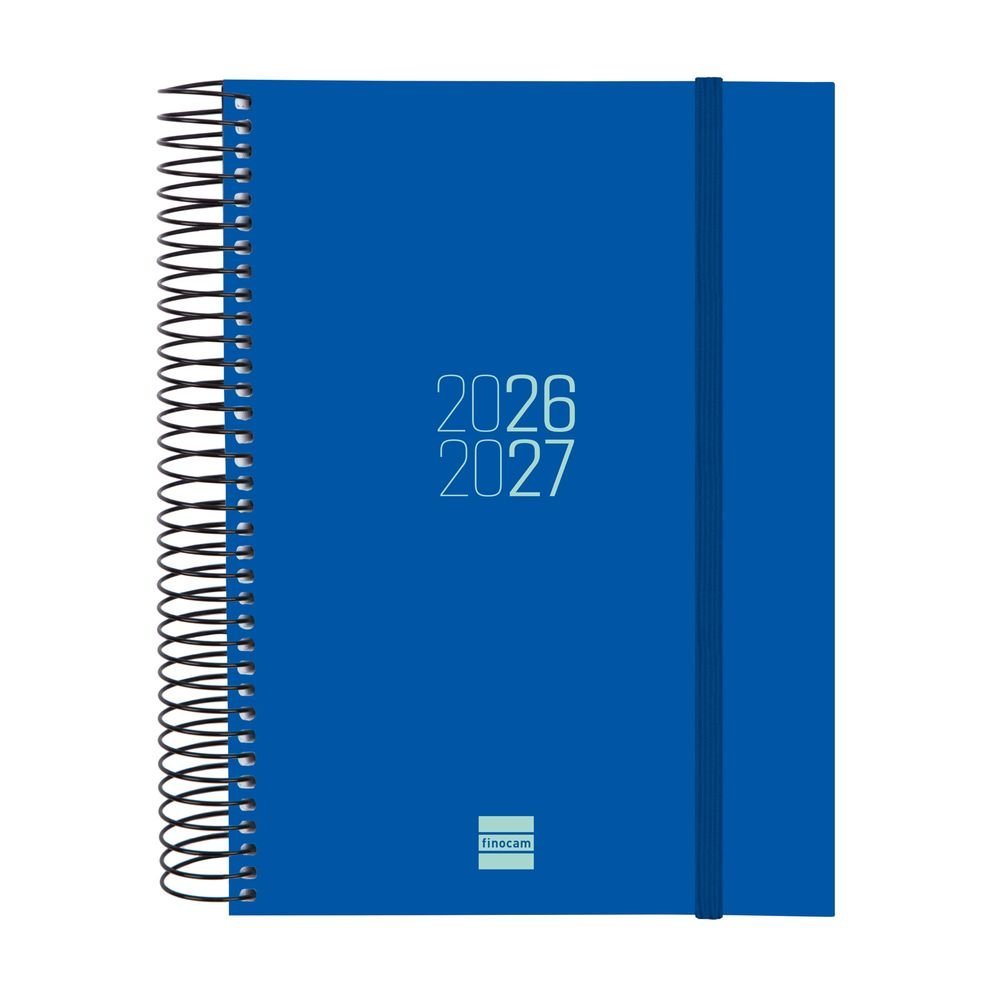 Agenda escolar espiral E10 Dp 26-27 azul FINOCAM Imagen principal del producto