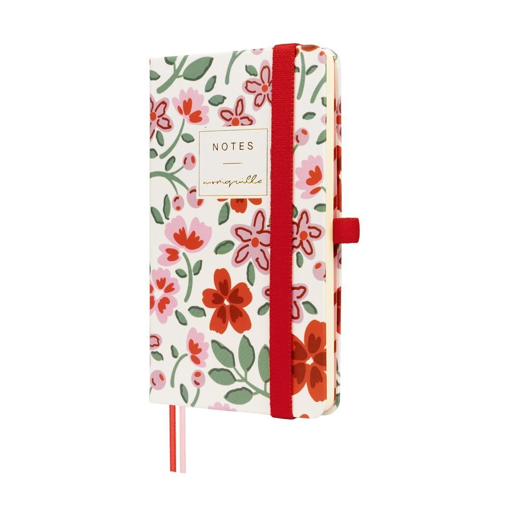 Cuaderno Moniquilla Tapa Dura 9x15 Rojo Cabero Escolar