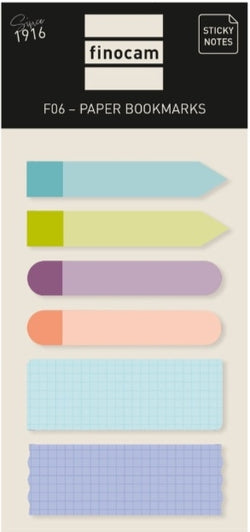 Marcadores adhesivos Paper Sticky Bookmarks Set FINOCAM Imagen principal del producto