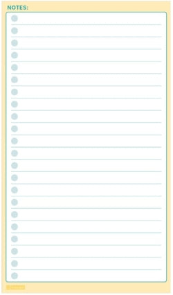 Bloc de notas adhesivas Finocam para organización y notas