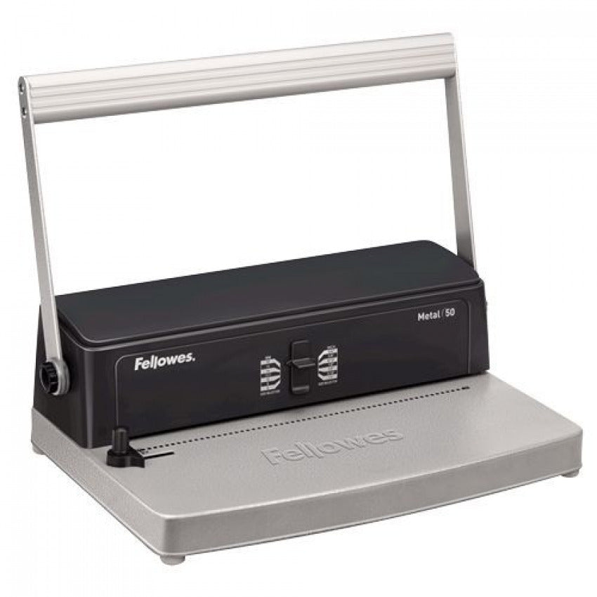 Encuadernadora Metal 50 para Espiral Metálica A4 5:1 Fellowes