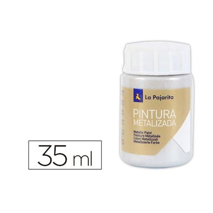 Pintura Pajarita Metalizada Plata LA PAJARITA 35 ml Imagen principal del producto