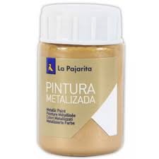 Pintura Pajarita Metalizada 35 ml Oro Ducado La Pajarita