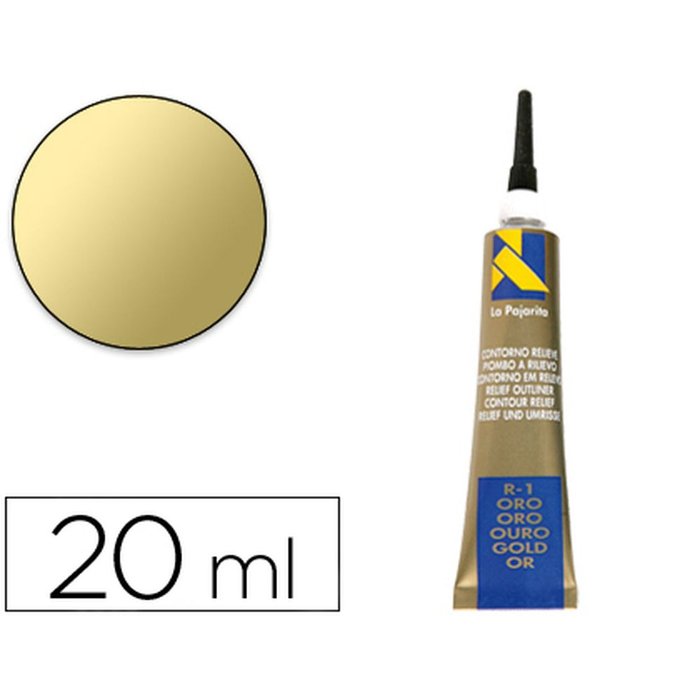 Contorno Relieve Multisuperficie Oro PINTURAS LA PAJARITA Imagen principal del producto