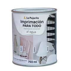 PINTURA IMPRIMACION PARA TODO NEGRO 750ML | PINTURAS LA PAJARITA | 1 UNIDAD | 8423451549492