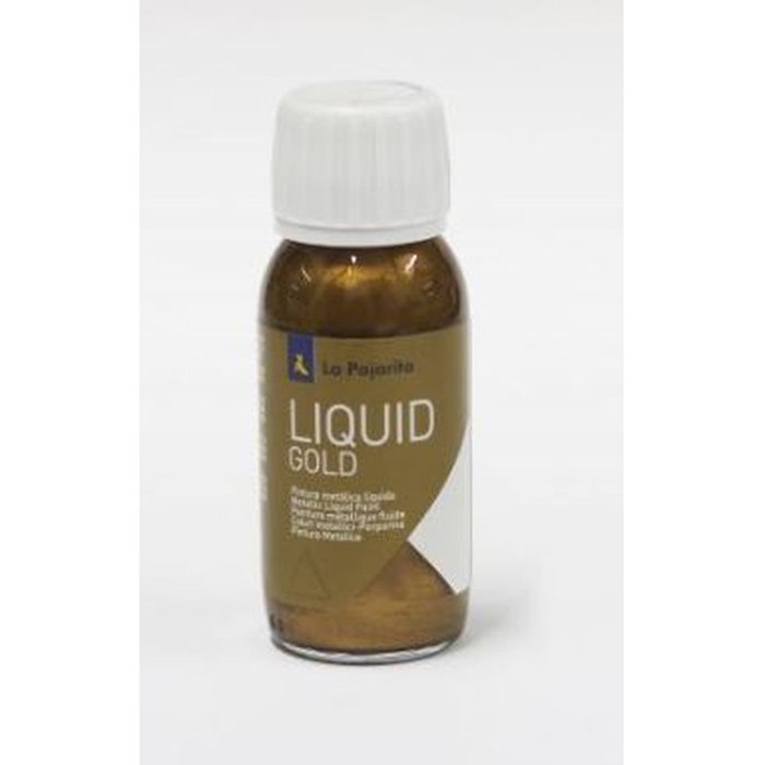 Pintura Pajarita Metálica Oro Ducado 50 ml Marca La Pajarita