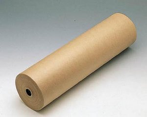 Papel Kraft 110 cm 40 kg Bobina Marrón FABRISA