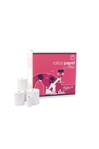 Papel térmico Fabrisa Pack 10 rollos sin BPA 57x60x12 mm