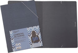 Carpetas Cartón con Gomas Azul Fabrisa para oficina y estudio