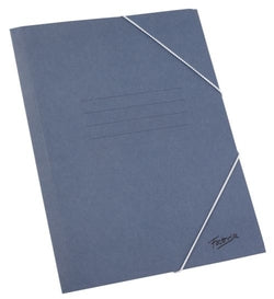 Carpetas de cartón con gomas Fabrisa pack 5 azul para oficina y estudio Imagen principal del producto