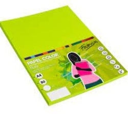 Papel A4 Verde Fabrisa 80 g para manualidades y oficina