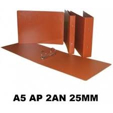 CARPETA 4º APAISADA 2 ANILLAS 25MM CARTON CUERO | 6 UNIDADES | (FABRISA) Imagen principal del producto