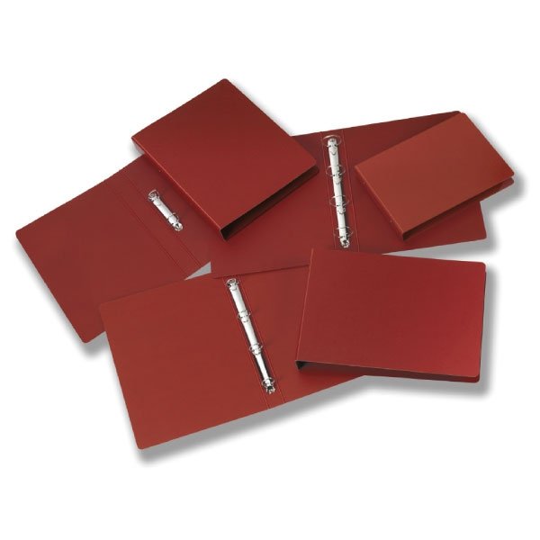 CARPETA FOLIO APAISADA 2 ANILLAS 25MM CARTON CUERO REDONDA | 6 UNIDADES | (FABRISA) Imagen principal del producto