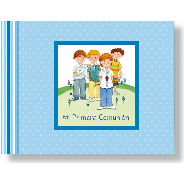 Libro Comunión Elegance Apaisado Azul EDICROMO Imagen principal del producto