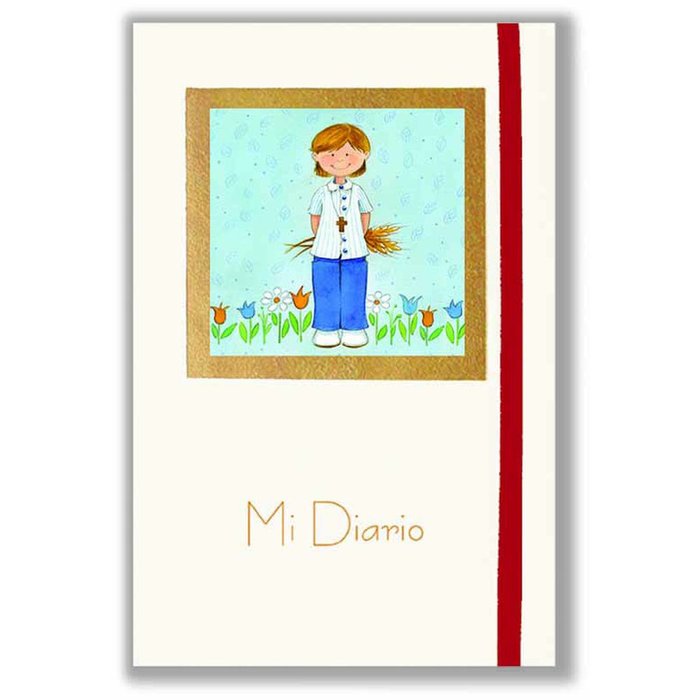 Mi Diario Comunión Niño EDICROMO en papel blanco Imagen principal del producto