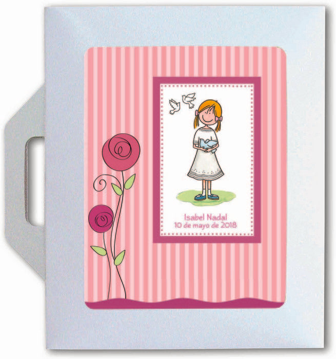 Conjunto carpeta y libro elegance Edicromo para comunión Imagen principal del producto