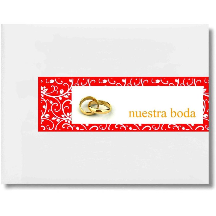 Libro Firmas Boda Anillos EDICROMO