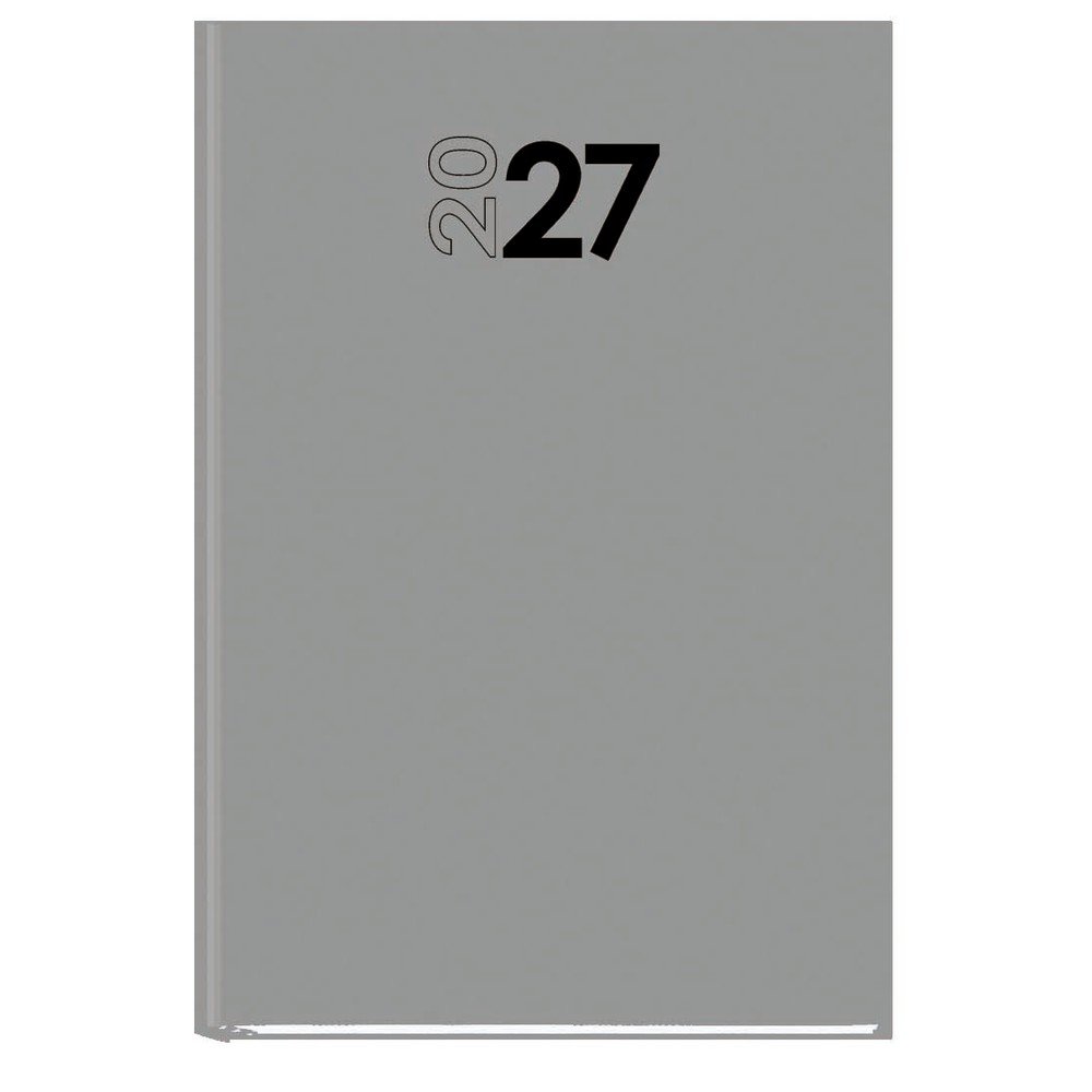 Agenda Anual 2027 Semana Vista Salerno Tapa Dura Gris