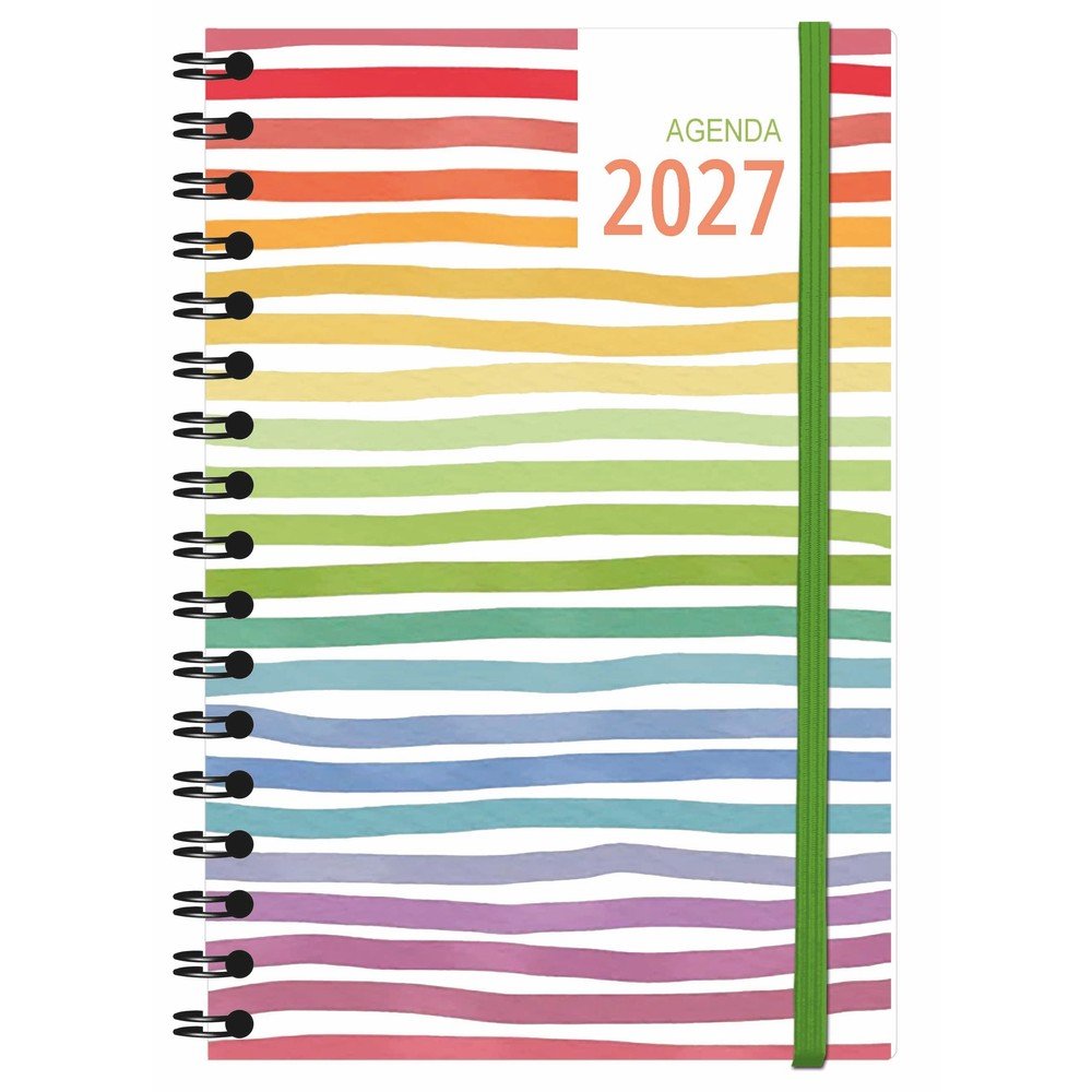 Agenda Anual 2027 Texture Día Página Wire-o MYRGA Imagen principal del producto