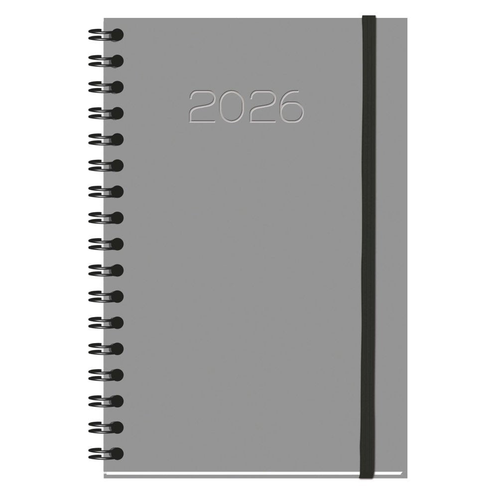 AGENDA ANUAL 2026 PEÑAFIEL WIREO DIA PAGINA GRIS | MYRGA Imagen principal del producto
