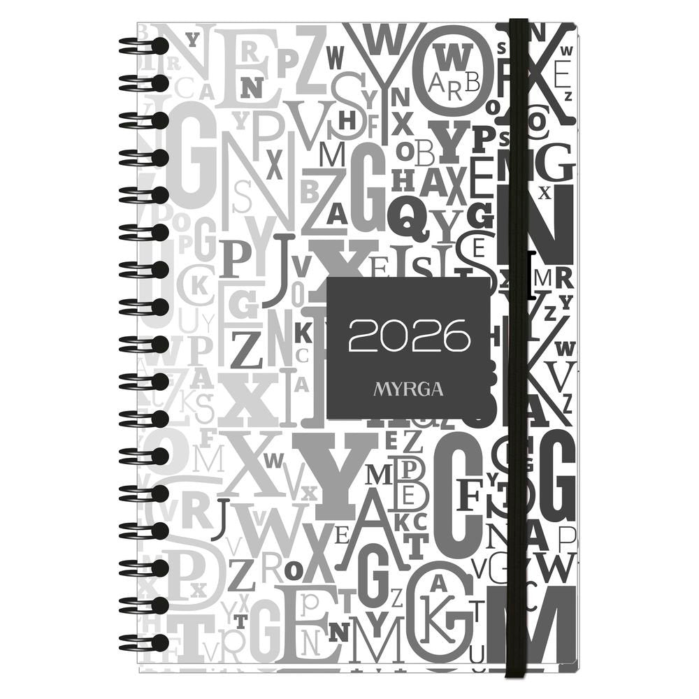 AGENDA ANUAL 2026 LIEBANA COLORS SCRIPT SV | MYRGA Imagen principal del producto