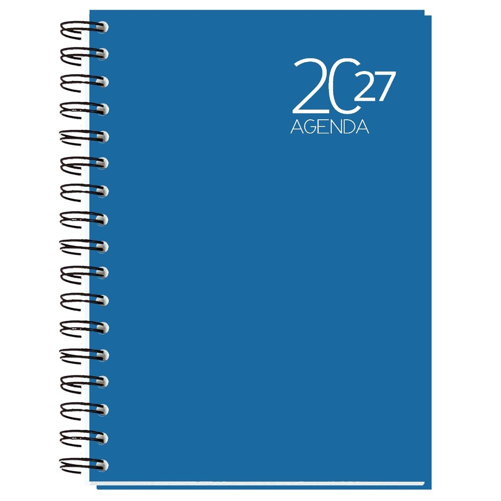 Agenda Anual 2027 Dueñas D16 Día Página Azul Imagen principal del producto